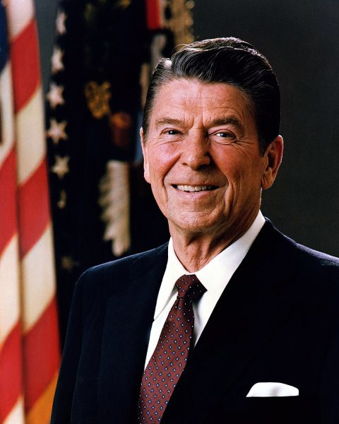 Official portrait of President Reagan, 1981.