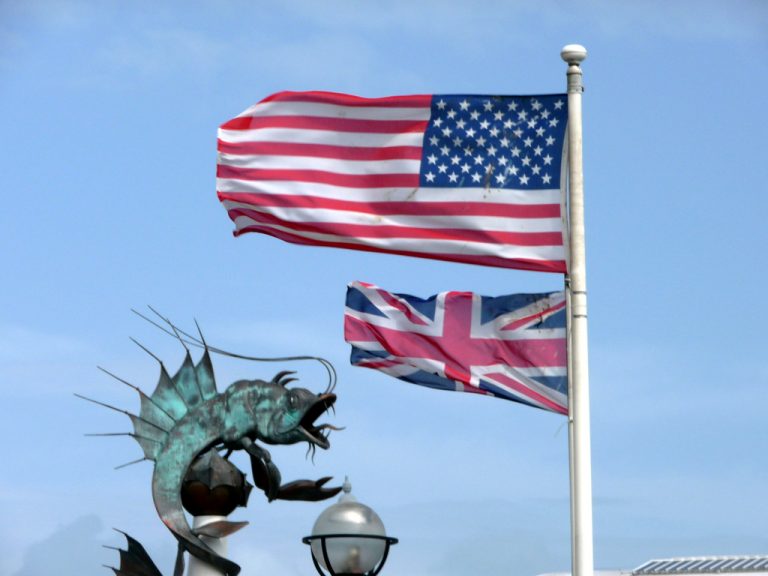 UK and US flag