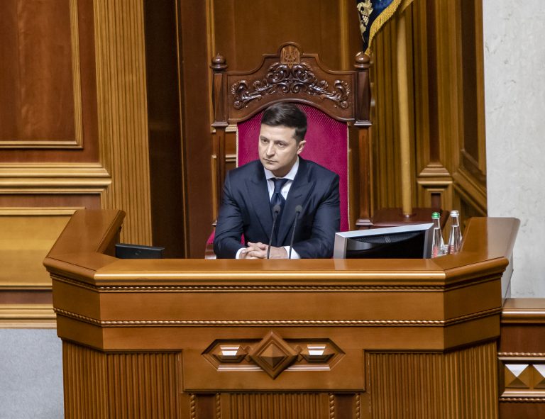 On May 20, during the solemn session of the Verkhovna Rada in Kyiv, newly elected President of Ukraine Volodymyr Zelensky was sworn in as Head of State. Zelensky recently visited the Russia-Ukraine border after a 23-year-old soldier was shot and killed during skirmishes with Donbas separatists.