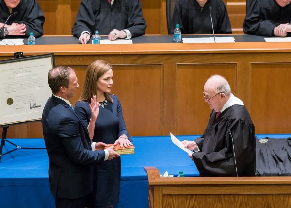 Justice Amy Coney Barrett, who was appointed to her post by former President Donald Trump as a replacement for Justice Ruth Bader Ginsburg, has given her first Supreme Court majority opinion. Barrett denied an environmental group from gaining access to government records.