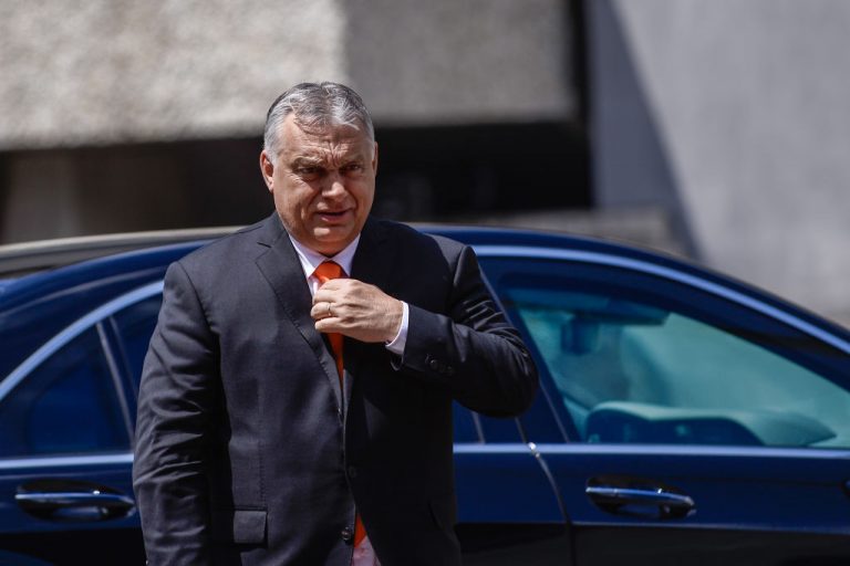 Prime Minister of Hungary, Viktor Orban, arrives for a Heads of State meeting of the Visegrad group at the International Congress Center on June 30, 2021 in Katowice, Poland. Orban voiced his disdain for western liberal governance in an interview with Tucker Carlson, but maintains close ties to the Chinese Communist Party nonetheless.