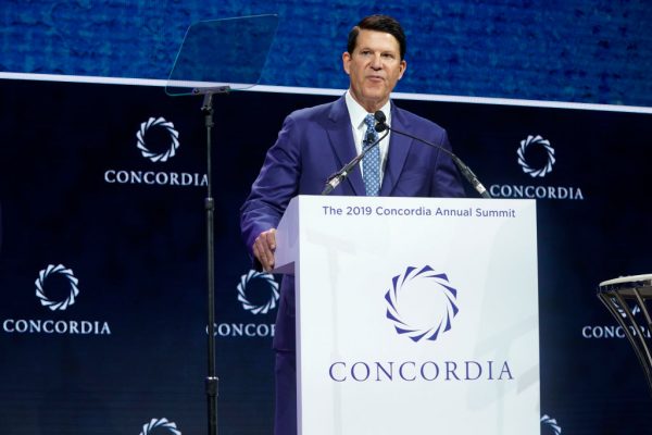 Keith Krach, Under Secretary For Economic Growth, Energy, and the Environment, U.S. Department Of State, speaks onstage during the 2019 Concordia Annual Summit. Krach and Pompeo under the Trump administration made several brilliant tactical maneuvers that stunned the Chinese Communist Party’s Huawei and their 5G global conquest ambitions, leaving them dead in the water. 