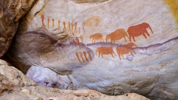 Due to the weathered overhangs and caves, the Cederberg preserves the rock art period of South Africa's history (from thousands of years back until about 100 years ago) very well.