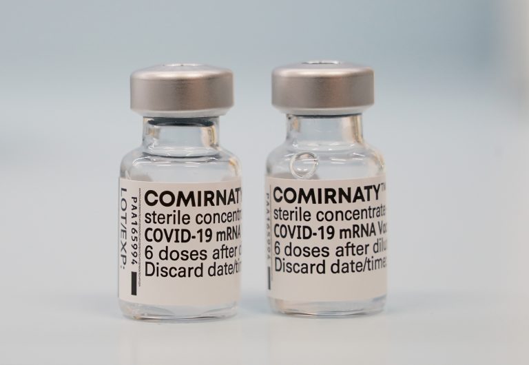 COVID-19-vials-Pfizer-BioNTech-Comirnaty-vaccine-mRNA-Getty-Images-1311444193