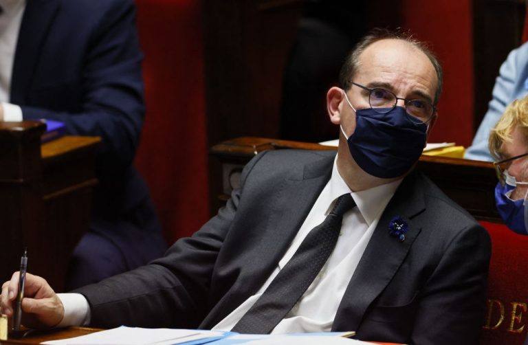 France's Prime Minister Jean Castex attends a session at the National Assembly in Paris, on Nov. 9, 2021.