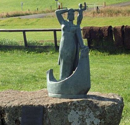 Viking-woman-statue-Wikimedia-Commons