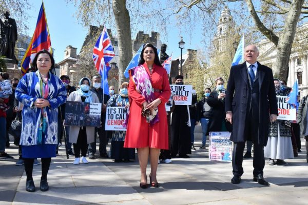 British-Conservative-Party-Nusrat-Ghani-Iain-DuncanSmith-Uyghur-protest-parliament-recognize-persecution-genocide-crimes-against-humanity-London-getty-images- 1232459432