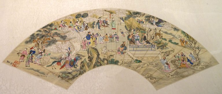 Chinese-fan-painting-Wikimedia-Commons