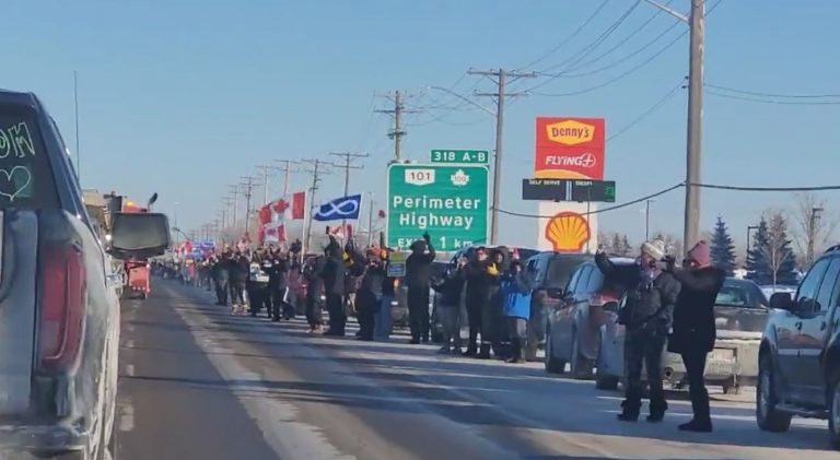 Freedom-Convoy-Canada-Record-breaking-Gofundme-Longest-convoy-largest-protest-in-Canada-ever
