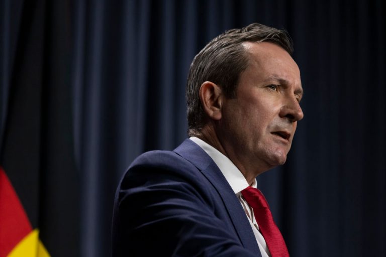 WA-Premier-Mark-McGowan-Western-Australia-implemented-COVID-19-unvaccinated-banned-public-life-including-hospitals-health-care-services-hospitality-venues-concerts-museums-Getty-Images-1360622387