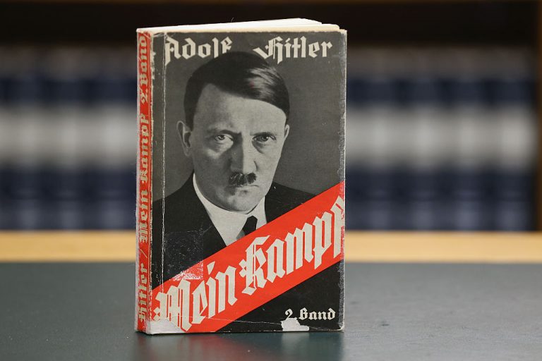 A 1941 edition of Adolf Hitler's "Mein Kampf" ("My Struggle").