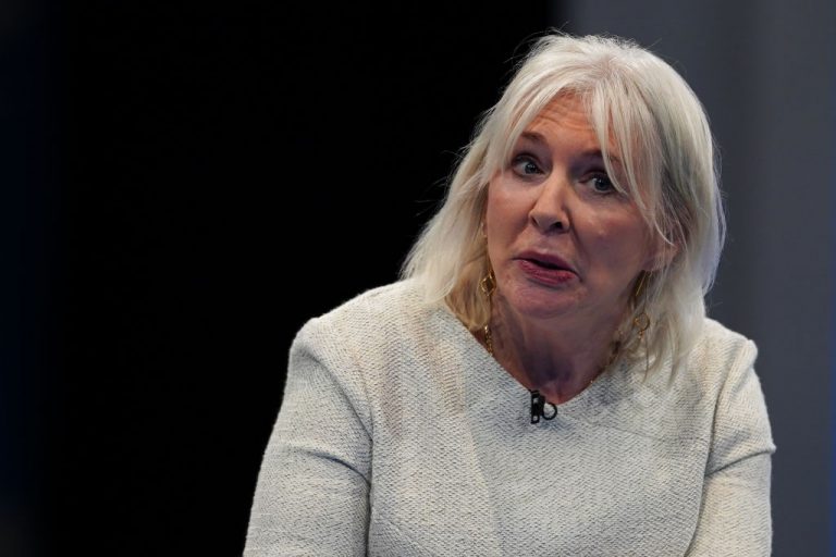 Nadine-Dorries-MP-Secretary-of-State-for-Digital-Culture-Media-Sport-announced-Conservative-Party-led-cabinet-scrapping-TV-License-funds-British-Broadcasting-Corporation-BBC-2027-opposition-take-away-attention-crisis-Boris-Johnson-premiership-Getty-Images-1344947181