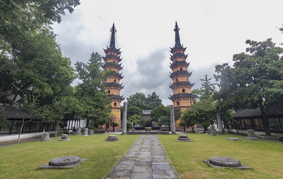 Twin-pagodas-Suzhou-Wikimedia Commons