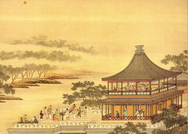 lantern-festival-yuan-xiao-jie-moon-watching-chinese-architecture-painting