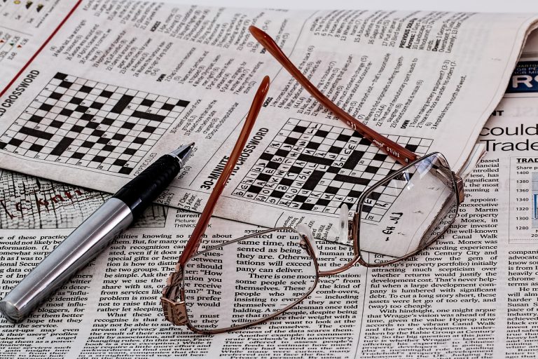 crossword-puzzles-in-newspaper-pixabay