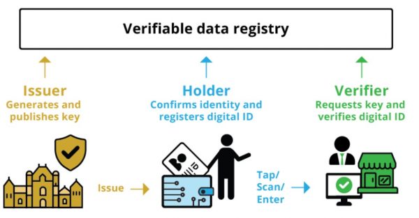 A breakdown of how Ontario’s Digital ID will utilize a “verifiable data registry” based on Web3 standards that will host a public cryptographic key associated with your government-issued ID. 