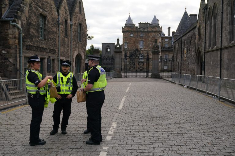 Queen-Elizabeth-Scottish-Police-make-three-arrests-Getty-Images-1243167442