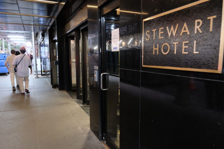 Mega-shelter-opens-in-New-York-City-at-Stewart-Hotel-Getty-Images-1431504593
