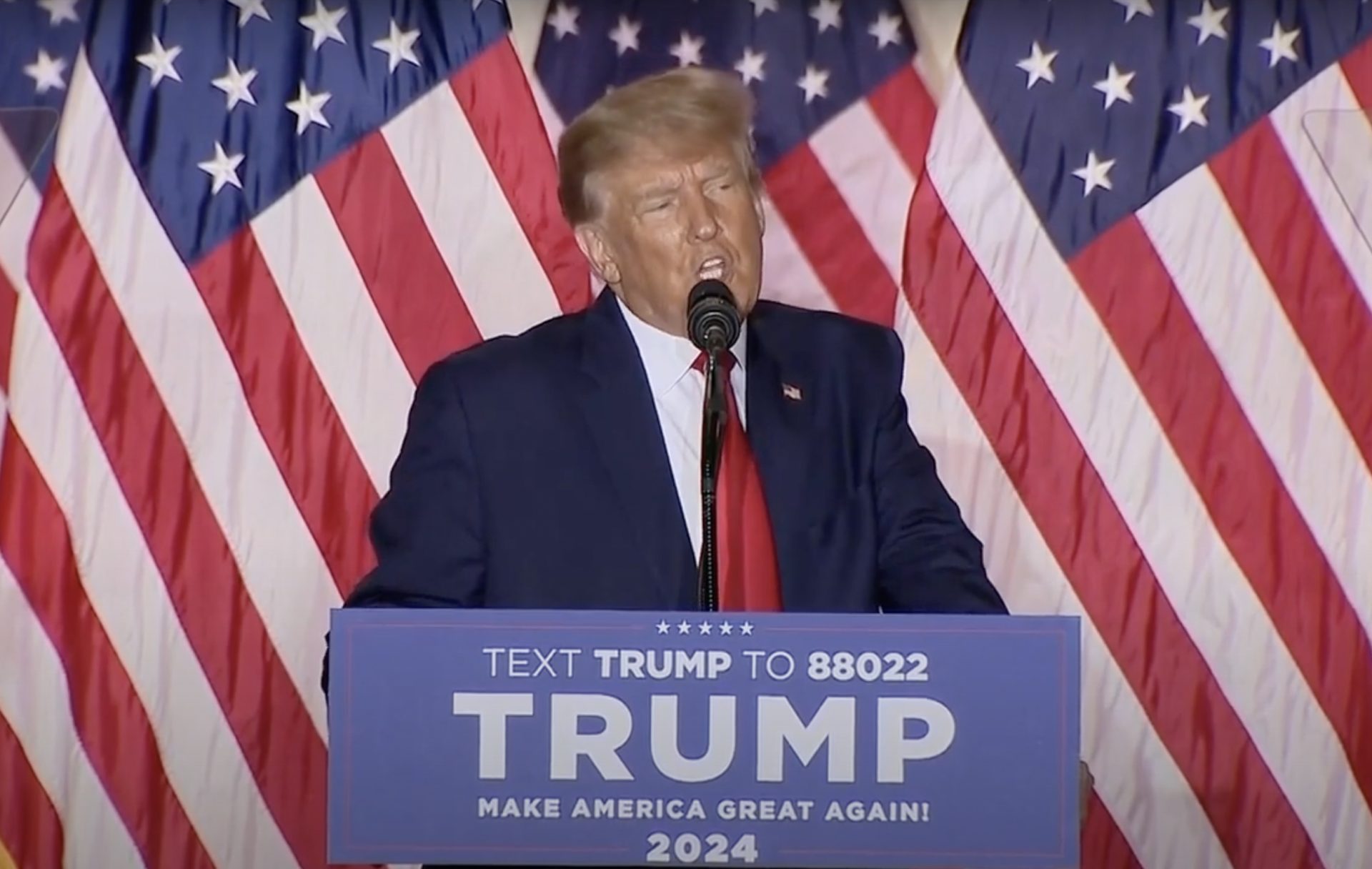 Trump Announces He’ll Be Running for President in 2024 to ‘Make America