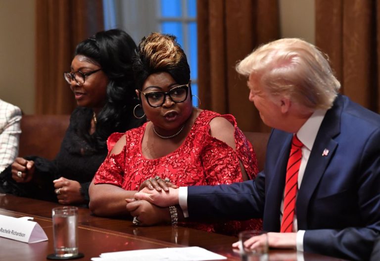 Trump implied Lynnette Richardson of Diamond and Silk died suddenly of heart issues.