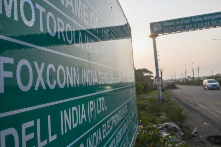Foxconn withdraws from a $20 billion joint venture to make chips in India.