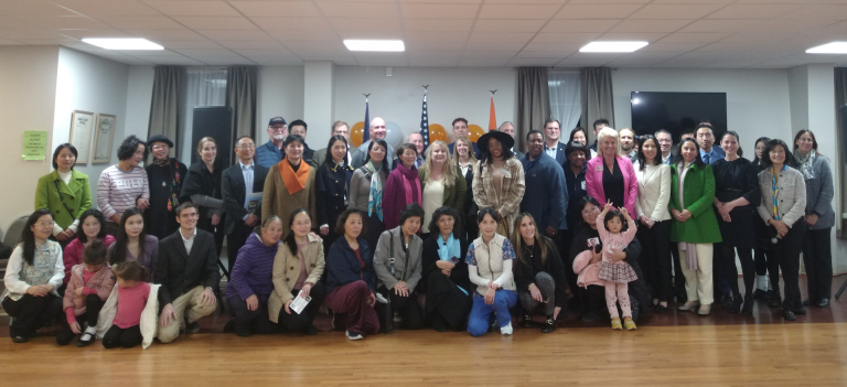 Mount Hope Chinese Association and the Asian American Advisory Committee hold community event in Otisville, New York on October 23, 2023.