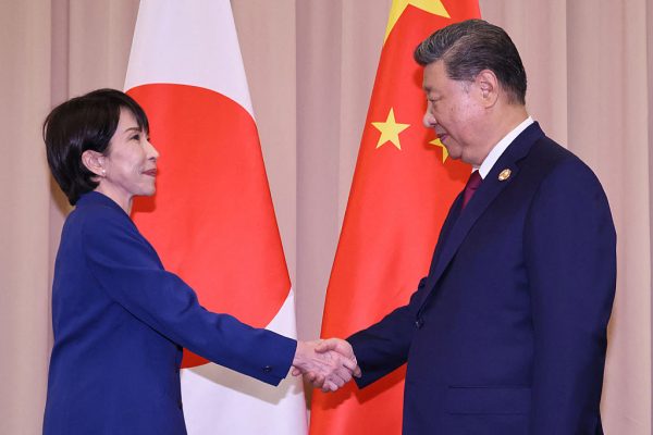 Japan’s new prime minister, Sanae Takaich and China's communist leader Xi Jinping.