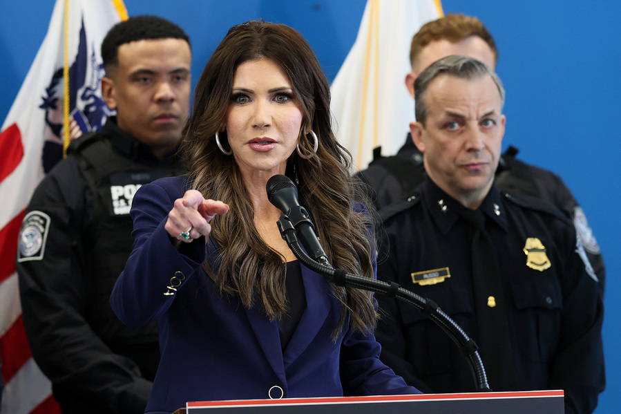 Noem Warns of Organized Network Smuggling Chinese Migrants Into the US
