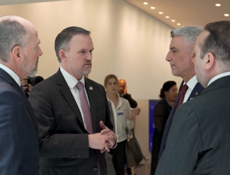 U.S. Trade Representative Jamieson Greer standing at the OECD Ministerial Meeting in Paris, France, on June 3, 2026.