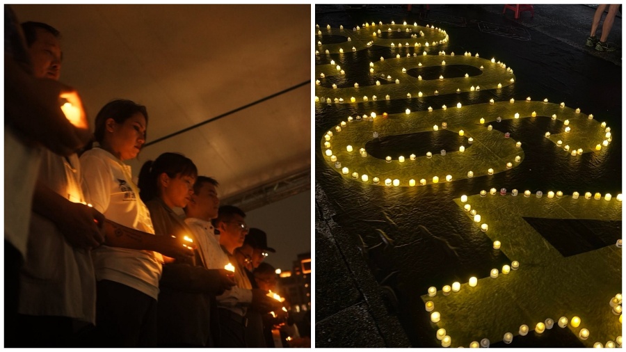 Hong Kong Diaspora Marks Tiananmen Massacre’s 37th Anniversary at Key Landmarks in Taipei